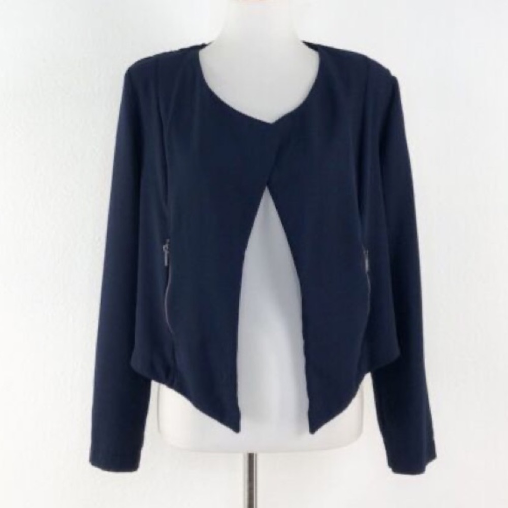 Like new Lily Black navy cute blazer jacket
